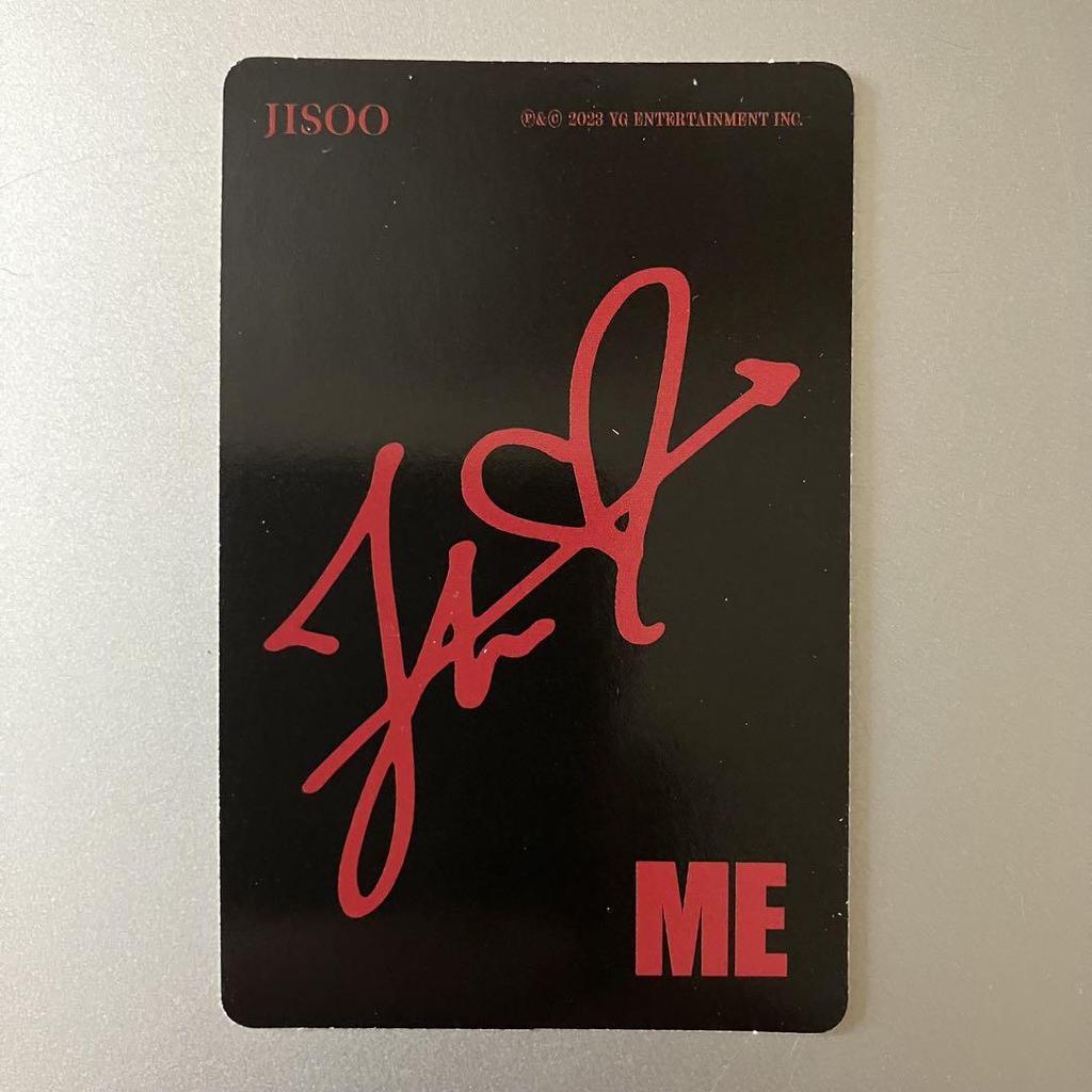 [USED] BLACKPINK JISOO Album ME Trading Card KiT Ver.