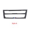 Car Interior Stickers Carbon Fiber Air Conditioning Console Panel Cover Trim Car Styling For BMW F20 F21 1/2 Series