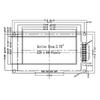2.7inch LED Display Module 128x64 High Resolution SPI Interface Display Module Replacement for Development Application