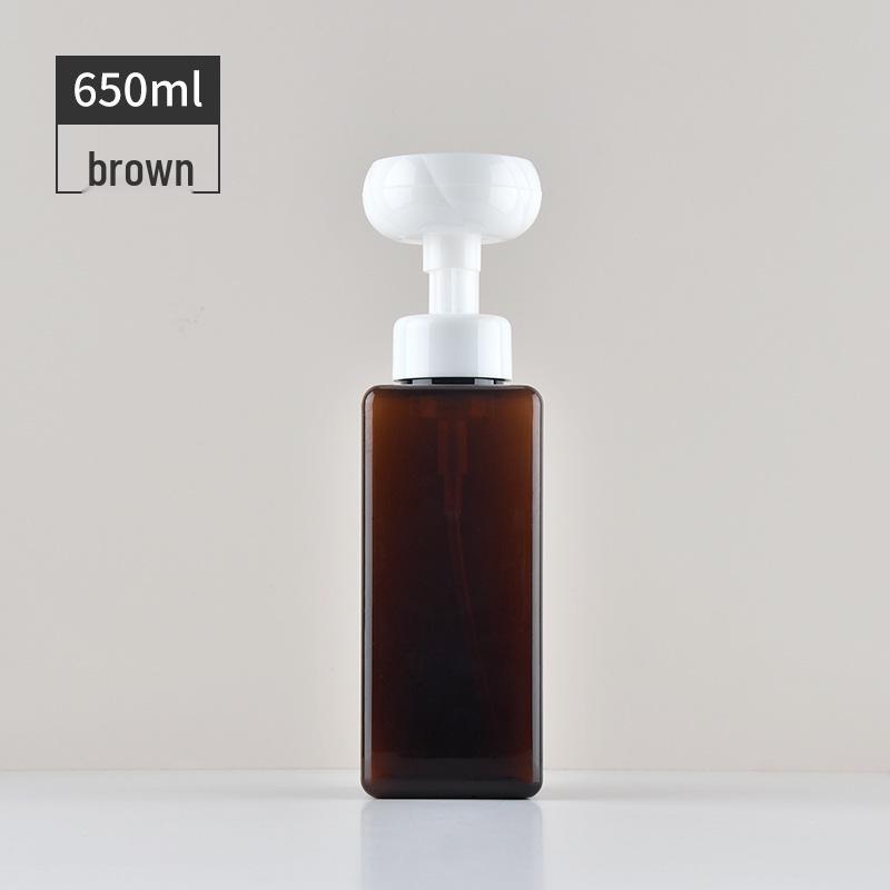 Square PETG Foaming Pump Bottle for Hand Sanitizer or Cosmetics (250ml, 450ml, 650ml)