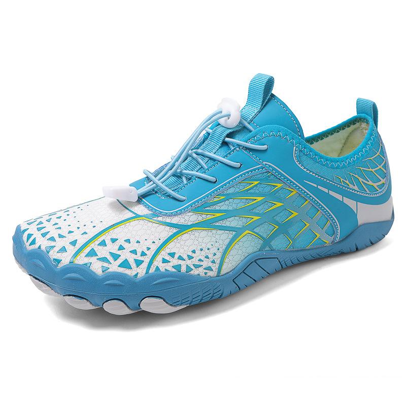 Outdoor Women's Creek Beach Shoes Non-slip Quick-drying Rafting Shoes Surfing Running Skipping Rope Men's Five-finger Wading Shoes Fitness Shoes