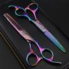 6.0" Color Damascus Hairdressing & Thinning Barber Scissors