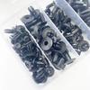100Pcs Car Clip 6 Size Auto Interior Plastic Bumper Clips Rivets Fasteners Push Type Pin Retainer Trim Kit With Fastener Remover