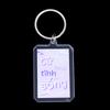 Kreativer Text Acryl Schlüsselanhänger Klar Flacher Schlüsselring Anhänger Für Tasche Rucksack Hängende Dekoration Autoschlüsselhalter Beste Freundin Geschenke