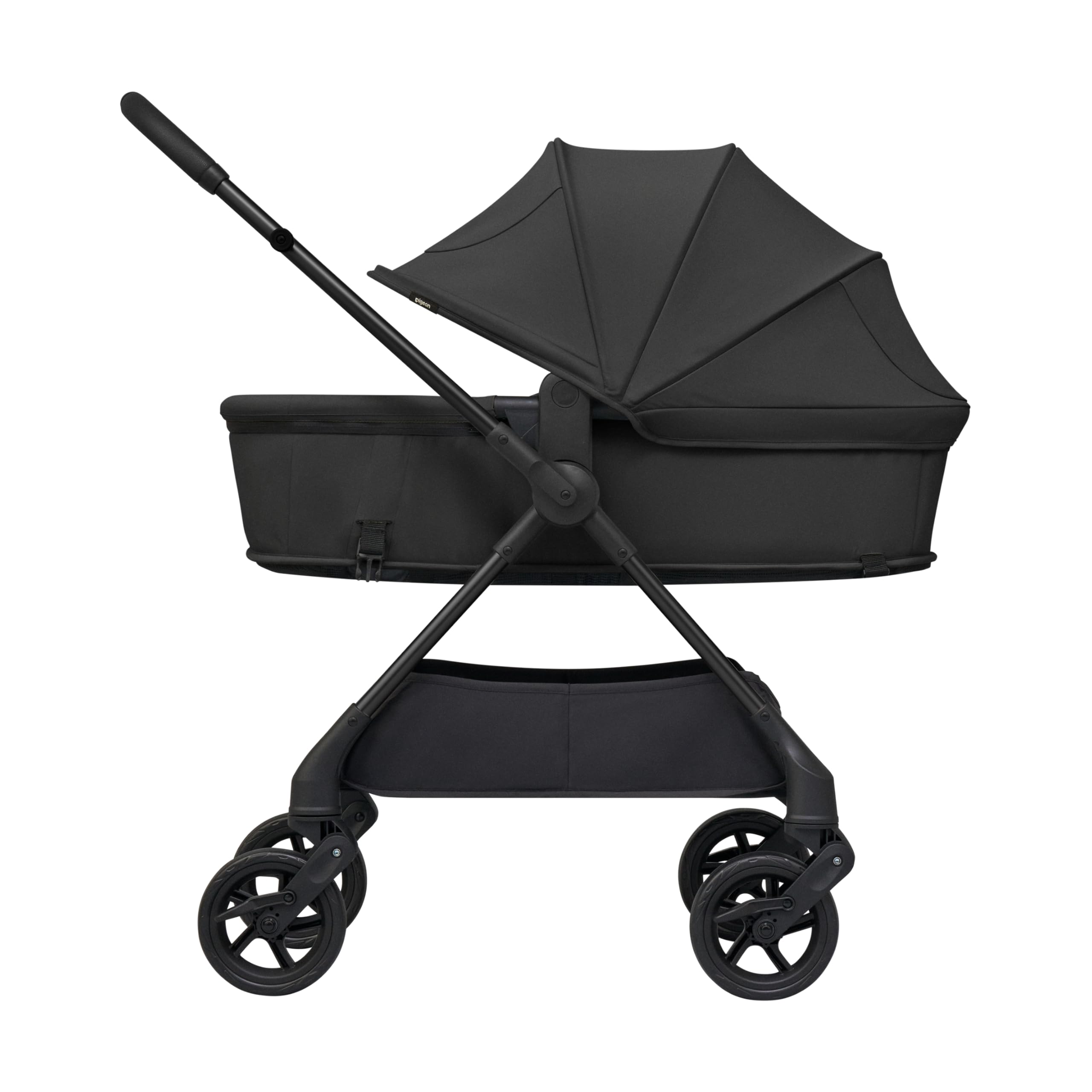 

Коляска-трансформер Pigeon EPA, 180-градусний повний горизонтальний нахил для сну як у ліжку, чорний, перемикається в режим крісла