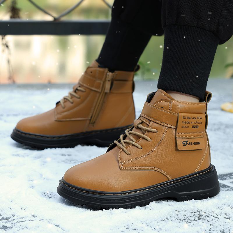 31-40 Kinderstiefel Winter Kinder Plus Samt Plus Baumwolle Schneestiefel Outdoor Hoch Warm Mädchen Winterstiefel