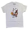 One Piece Chibi Luffy and Thousand Sunny Go White Men's Anime T-Shirt Sz Medium