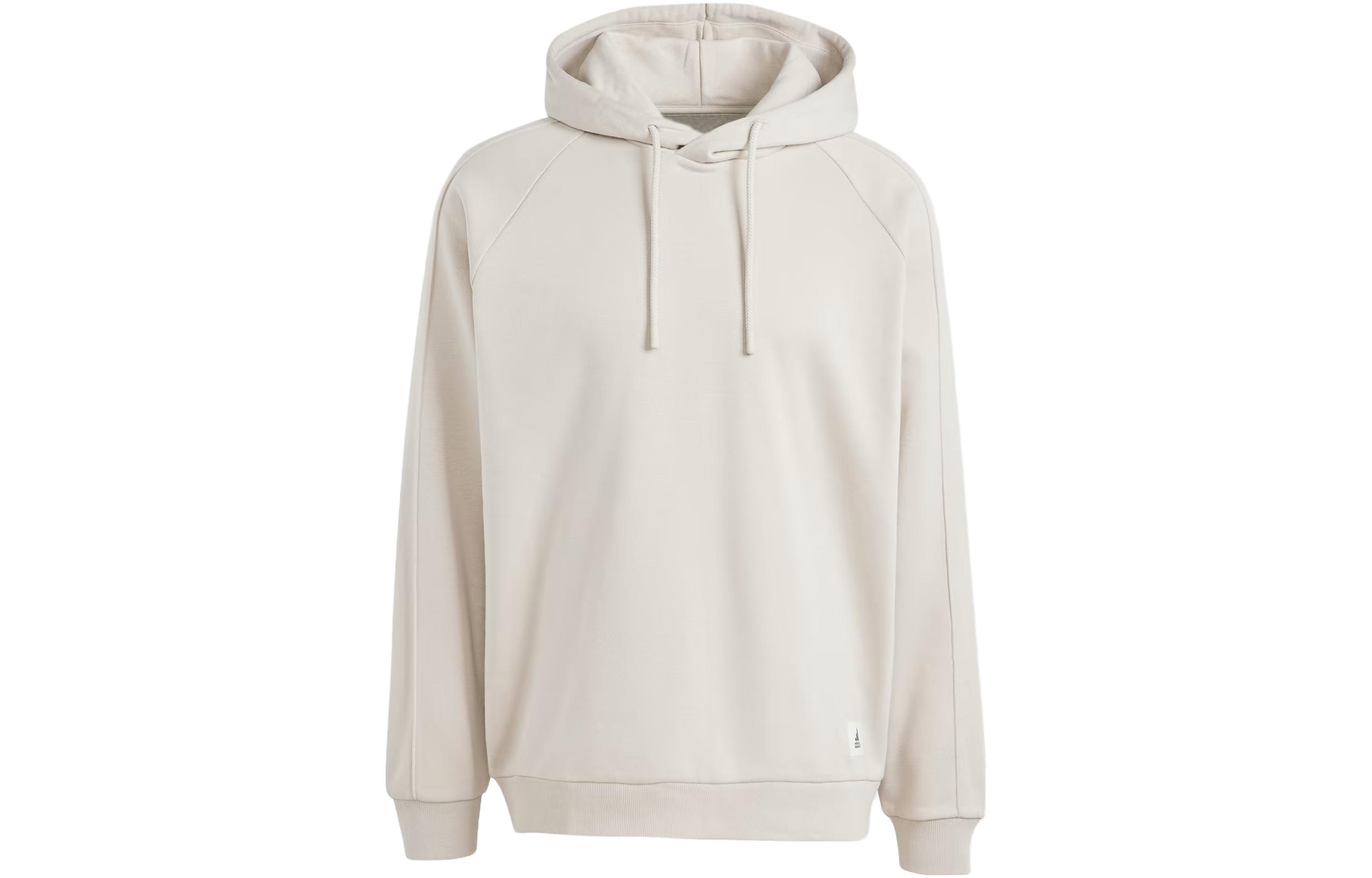 Adidas Sweatshirts Men s Beige Hooded Moderate Regular IS7489 S