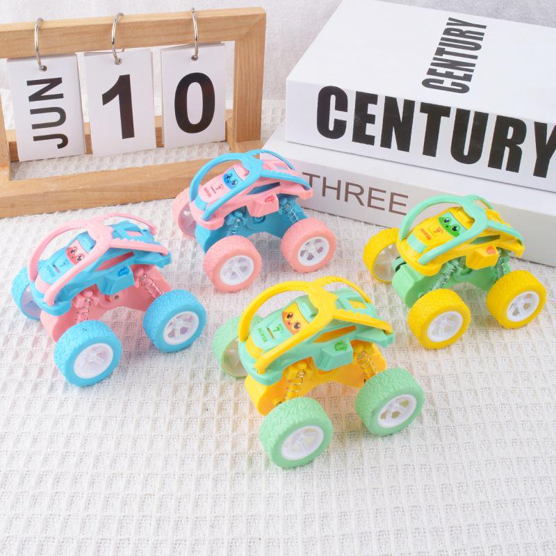 Children's Inertial Stunt Dinosaur Excavator & Dump Truck Toy Set