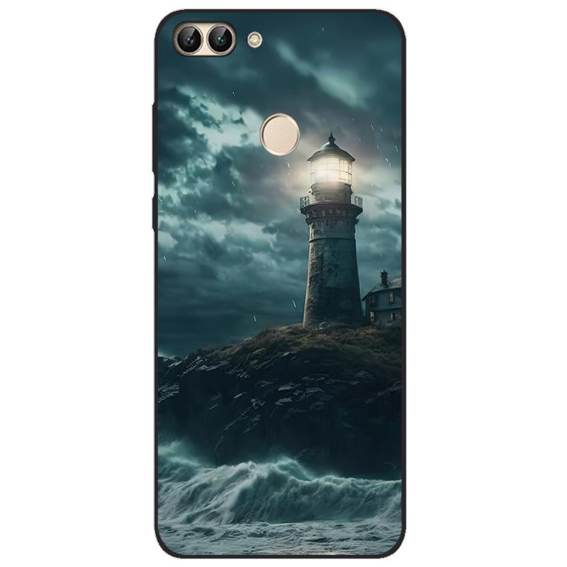 For Huawei P Smart 2018 FIG-LX1 PSmart Case For Huawei P Smart 5.65inch Case TPU Soft Silicone Cute Wolf Back Cover Phone Case