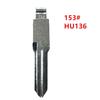 10pcs 153# 153 HU136 Metal Uncut Blank Flip Remote Key Blade For Renault Megan Dacia Clio Duster for Keydiy KD Xhorse VVDI JMD