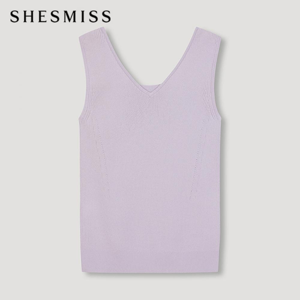

She S miSS SleeveleSS Knit Top SSkpon22510 Lv light violet/55