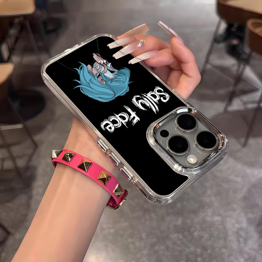 

Game S-Sally Face Horror Phone Case For IPhone 17 Air 16 15 14 13 12 11 Pro Pro Max Plus Transparent Soft Cover iPhone 11