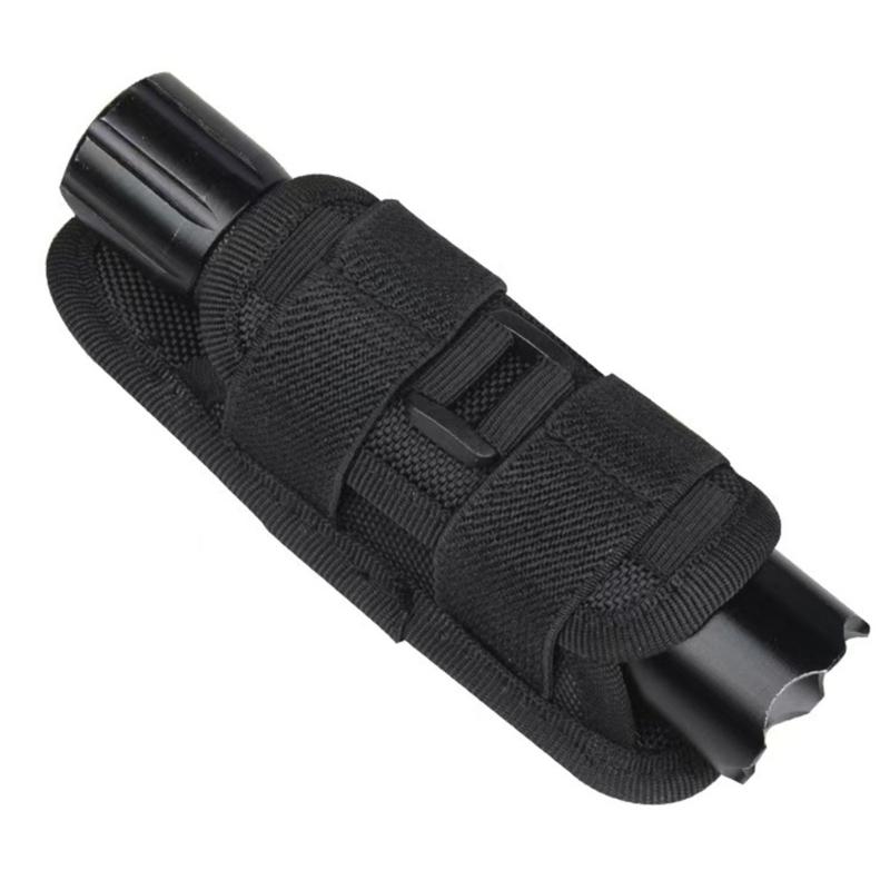 Outdoor Flashlamp Carrying Case Reinforced Locking System Nylon Texture Suitable for Hiking Backpacking Survival Sets