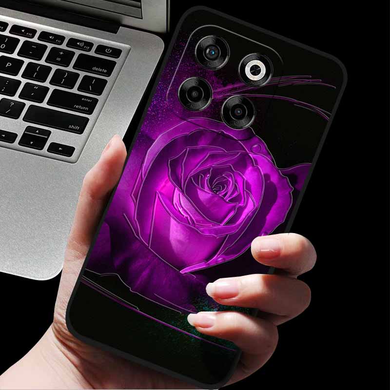 For ZTE Blade V70/Axon 70 3D Relief Flower Emboss Soft Silicone Back Cover For ZTE Nubia V70 Relief Emboss Case ZTE Blade V70 70
