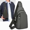 Men's breast bag New outdoor sports bag Portable storage bag Casual outdoor commuting fashion chest bag