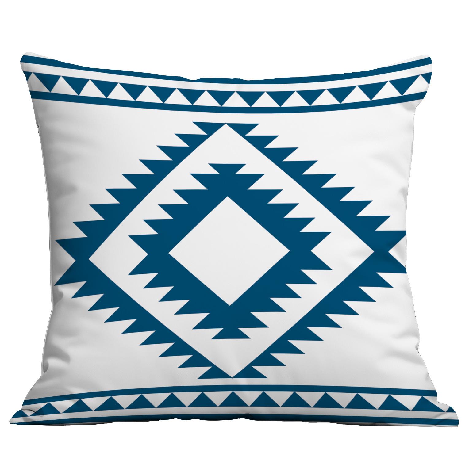 Этнический Богемный Клетчатый Геометрический Узор Наволочка на Подушку Диванная Подушка Чехол 45 * 45Cm