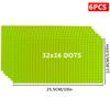 6pcs/set Base Plate 32*32 32*16 Studs Classic Figures Building Blocks Plates Bricks Baseplate Blocks Children Toys For Kid Gifts