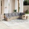 VidaXL 7 Piece Garden Lounge Set with Cushions, Patio Sofas, Patio Furniture Set, Outdoor Furniture, Mix 3265532