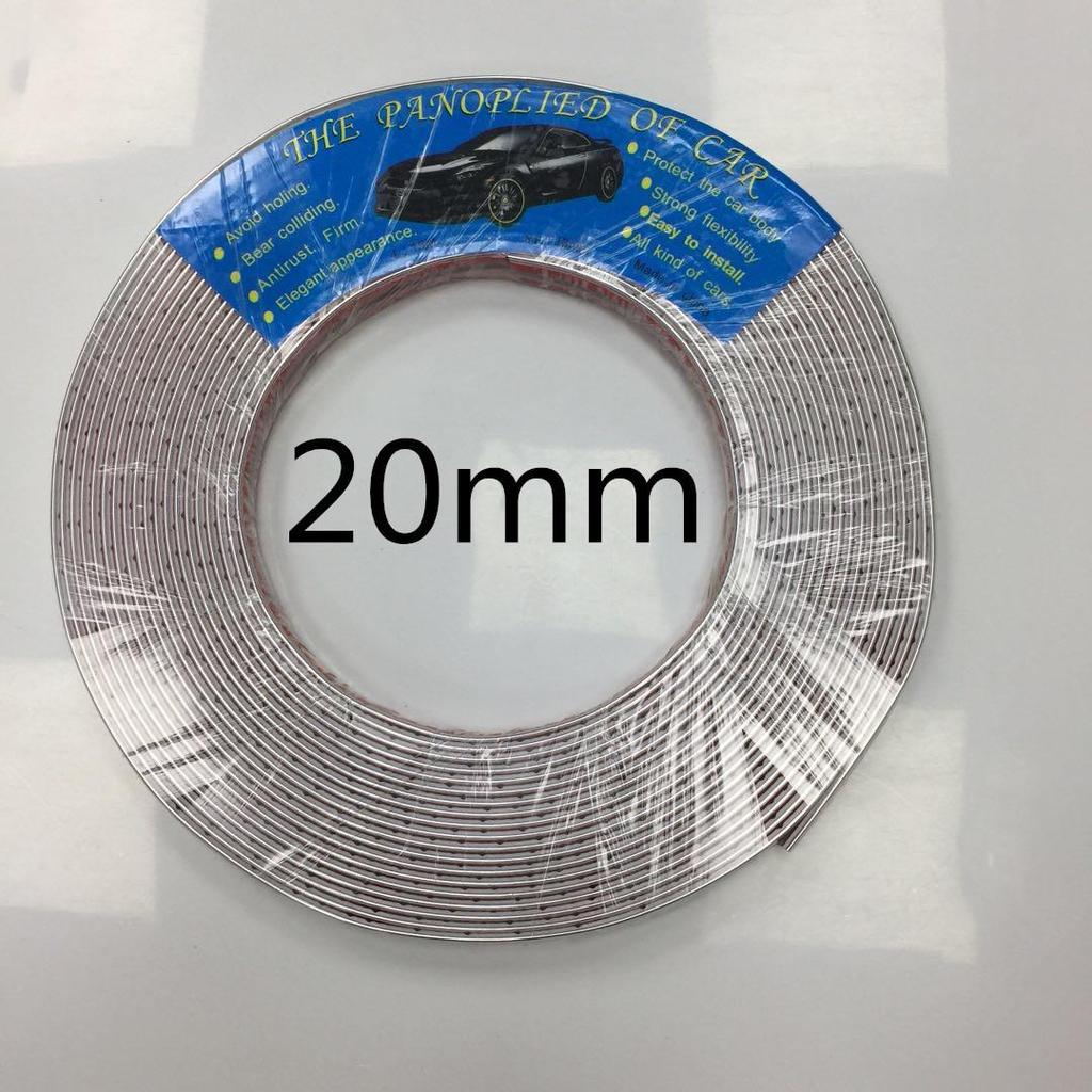 Universal Chrome Trim Decoration for Car Windows and Door Edges