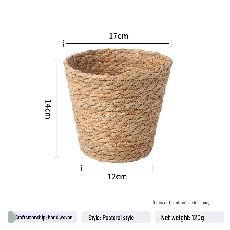 Chestnut Bear Hugging Straw Braided Flower Basket - Holiday Bestseller, Online Celebrity Favorite