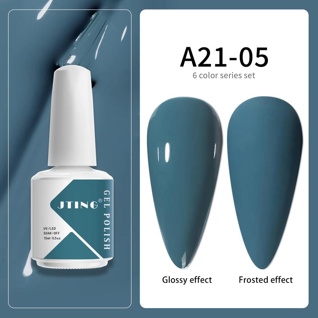 JTING Private Label Gel Uv 6colors Set 15 Ml Nail Kit Professional Neon Uv Gel Polish Wholesale Nails Supply Distributors