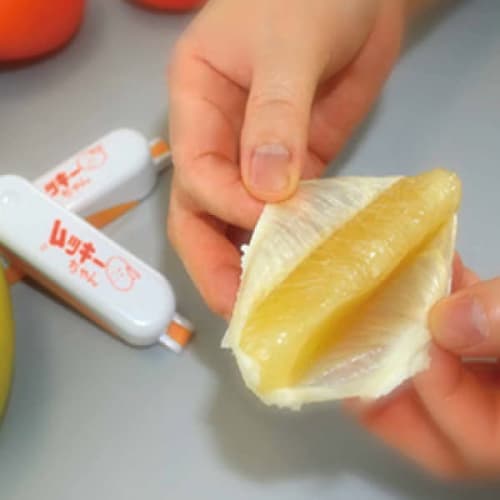 Mukky-chan 2-piece set (brown & orange)