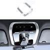 Fit For Benz EQE EQS - Silver Steel Front Reading Light Cover Trim 2PCS
