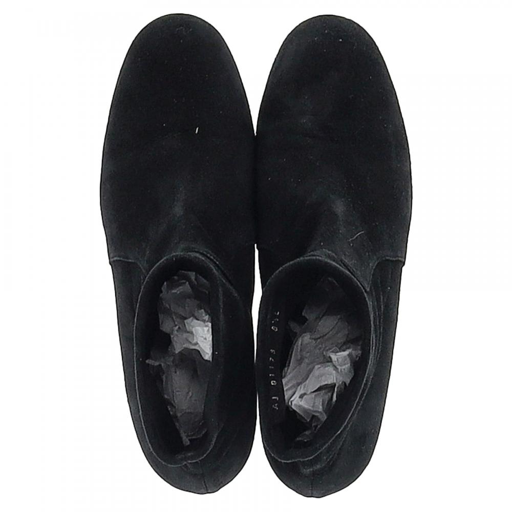 Salvatore Ferragamo Ferragamo Catania Ankle Stretch Boots In Black Suede Black