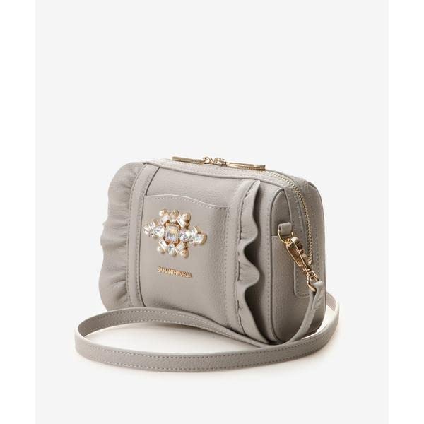 Shoulder Bag Bijou Ruffle Shoulder Bag White [Samantha Vega] Bag/Mini Women's