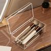 Acrylic Transparent Makeup Brush Holder, Organizer of Hair Accessories, Lipstick and Cosmetics Storage Box