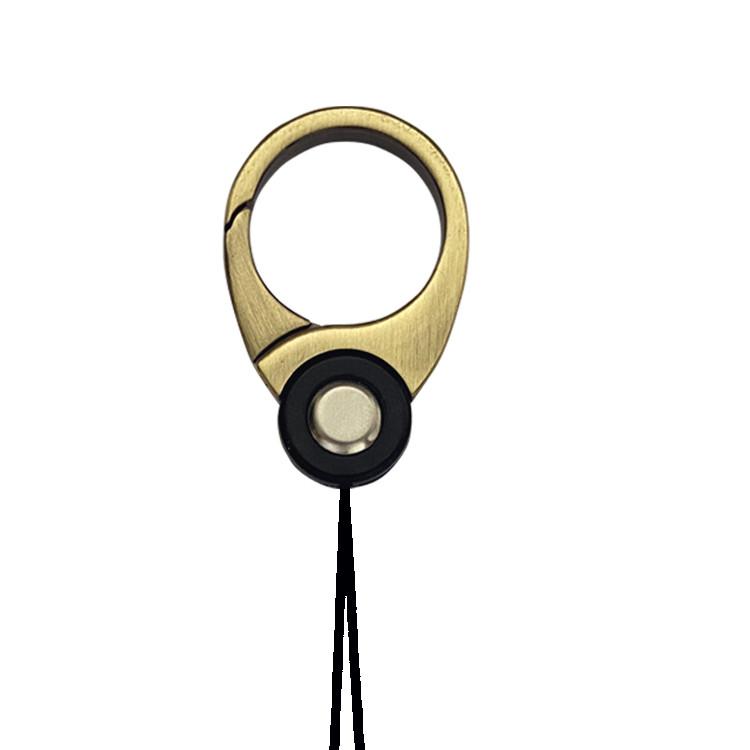 

Metal Zinc alloy Mobile phone finger strap lanyard Cell phone keyring short key lanyard