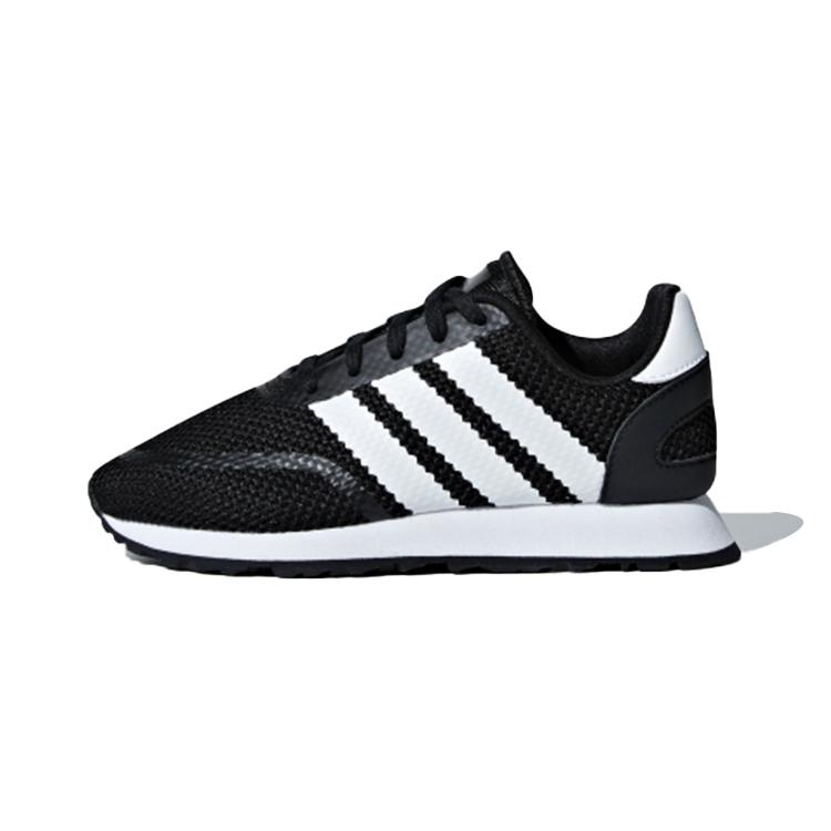 Adidas Originals N 5923 Slip Resistant Slip Resistant Low top Running Shoes Black White Children Aged 3 7 Years Old D96694 30