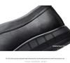 Men's Waterproof Soft Leather Slip-On Loafers - Comfortable Driving Shoes for Hotel or Work
