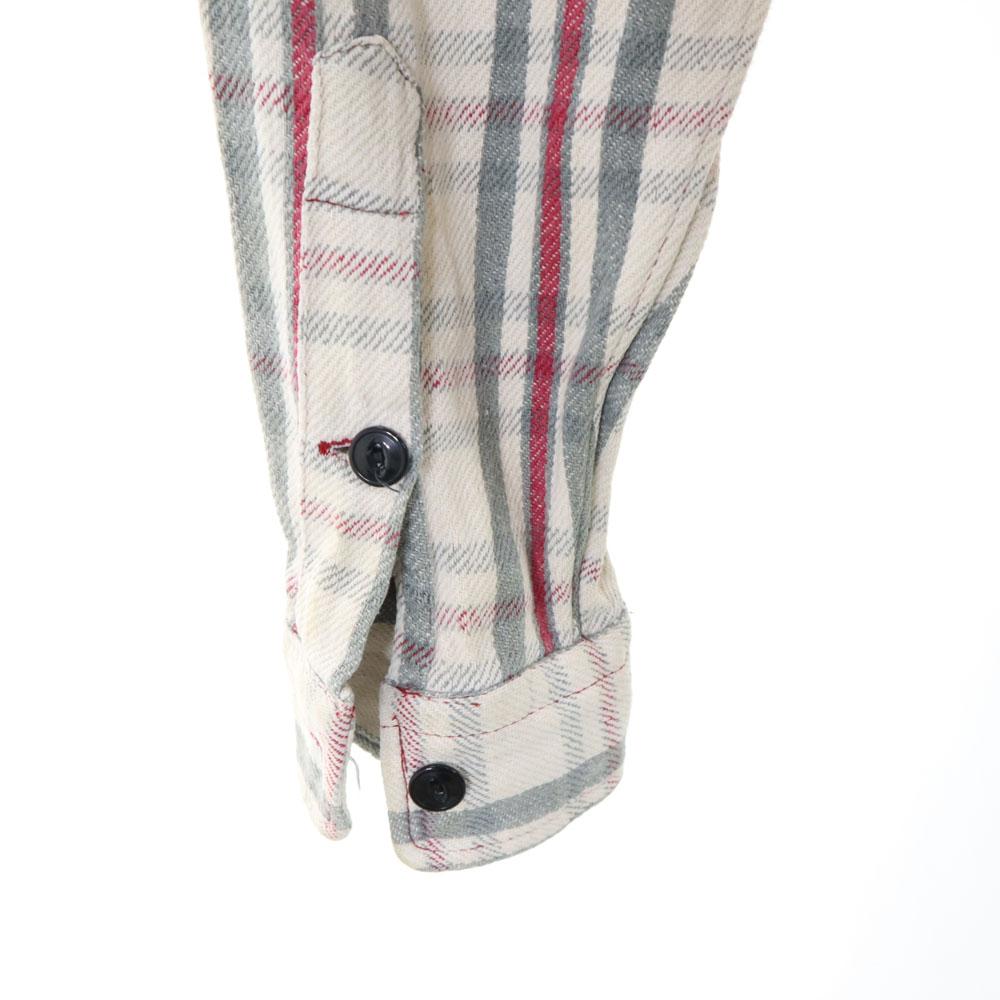 RRL 90s Initial tag Red 3 stars Old Check Pattern Long sleeve shirt Men's Used