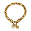 Halsband Armband Diamantbesatt Kärlekshänge Halsband Ljus Lyx Premium Rostfritt Stål Armband Dam