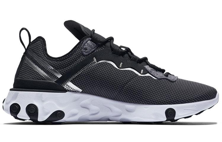 Nike React Element 55 Zwart Metallic Zilver CQ4600-071