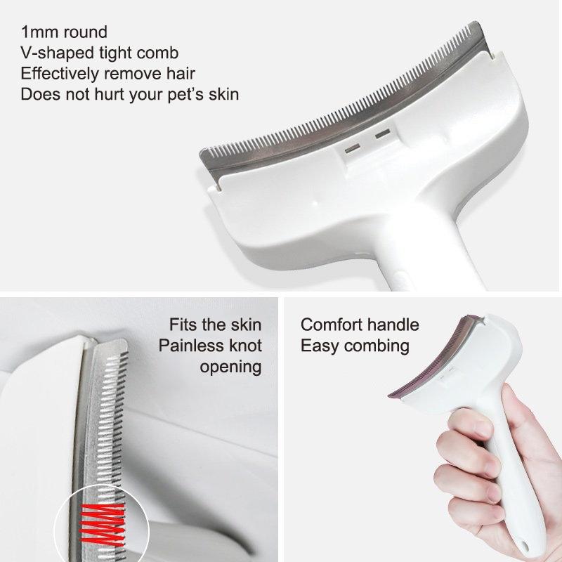 Slicker Brush For Dogs Undercoat Deshedding Tool For Dogs Cats Puppy Kitten Detangling Dematting Rake Shedding Tool Pet Supplies