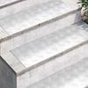 Stair Tread Step Right Angled 2 pcs Silver 80 x 30 cm Aluminum