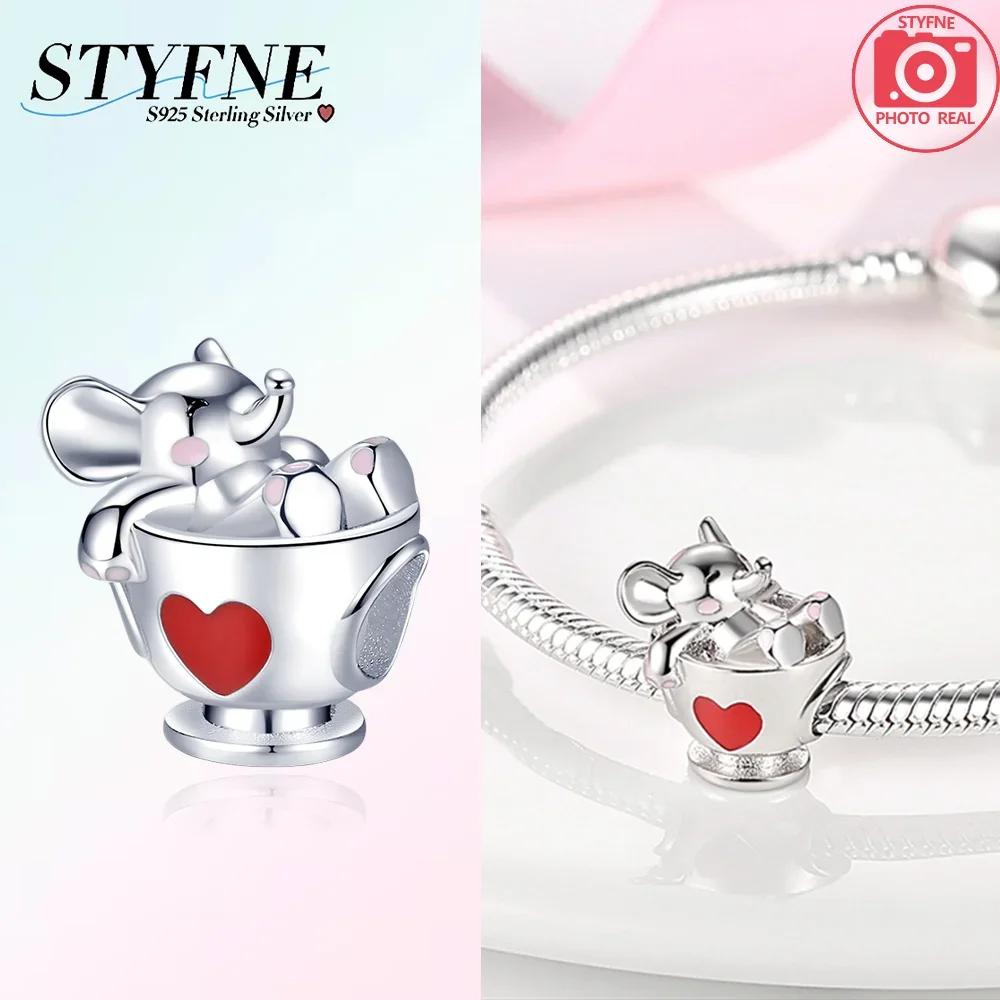 Animal Series Copper Elephant Charm Fit Diy Bracelet Necklace Interesting Zoo Souvenirs Diy Gift Jewelry Making