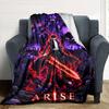Solo Leveling Igris Print Flannel Blanket High Quality Warm Comfortable Cover for All Seasons Perfect for Gifts Home Decor