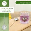 20Pcs Tea Strainer Stainless Steel Heart Shape Tea Infuser with Handle and Hook Rust Resistant Tea Strainer Infuser For Cup