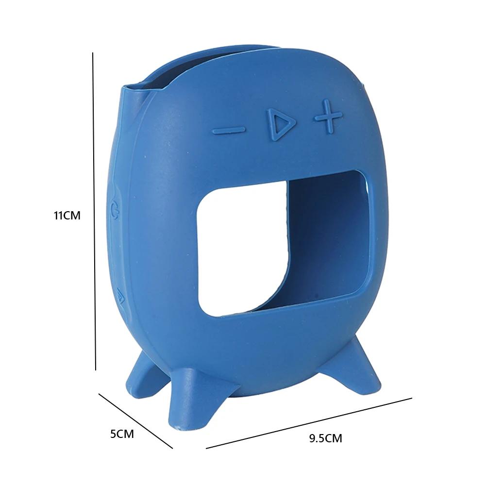 Silicone Cover Case Shockproof Speaker Carrying Stand Up Cover Pouch Dustproof Anti Scratch for JBL Clip 5 Portable BT Speaker