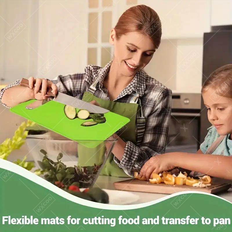WXCOO Toddlers Plastic Knife for Kids Safe Cutting Board Cartoon DIY Kitchen Tool Cooking Cutter Toys for Children