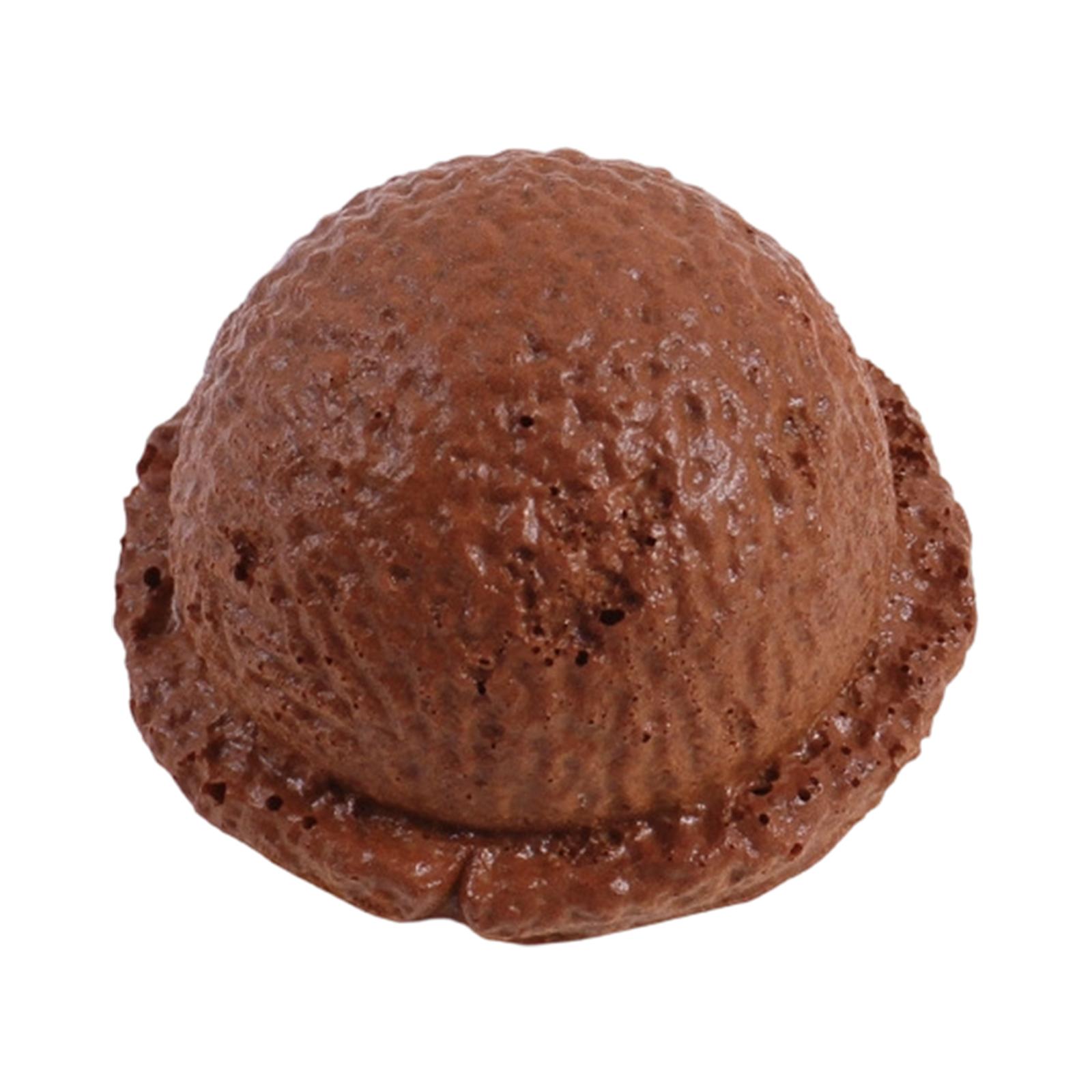 

PU Simulated Ice Cream Soft Ice Cream Head Decompression Squeezing Fun One Size