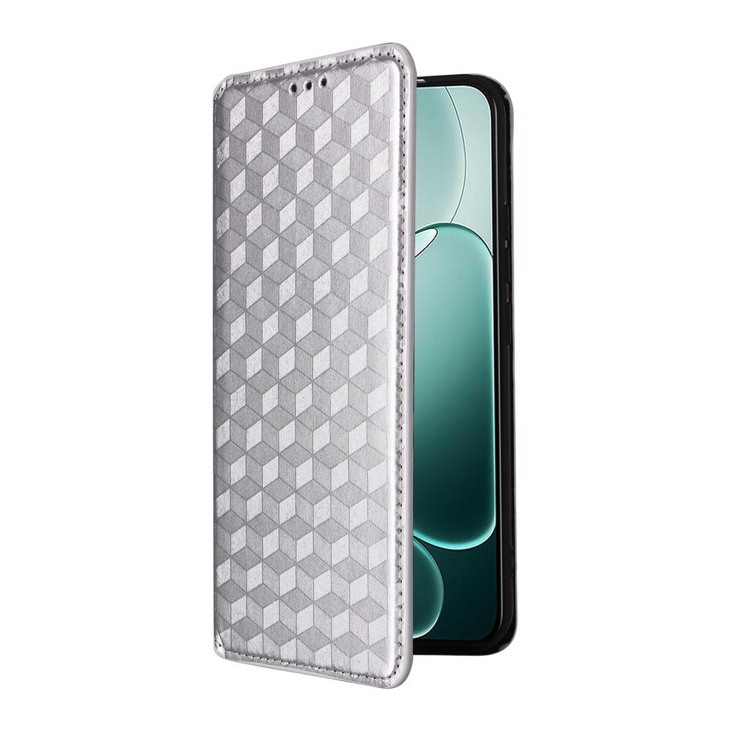 Leather Case for Oppo A6 Pro 4G/A6 Pro 5G/F31 5G Wallet Rhombus Imprinted Phone Cover