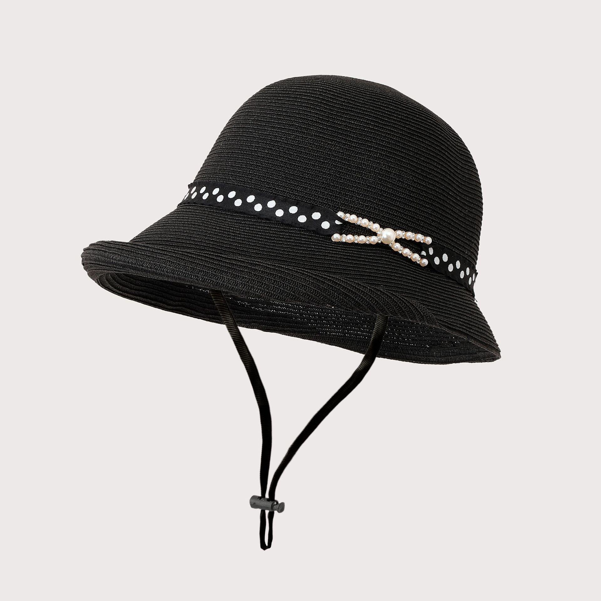 

Летняя новая шляпа женская солнцезащитная шляпа из рафии, темпераментная, с чувством стиля, шляпа-ведро, шляпа-колокол с волнистыми полями Average size