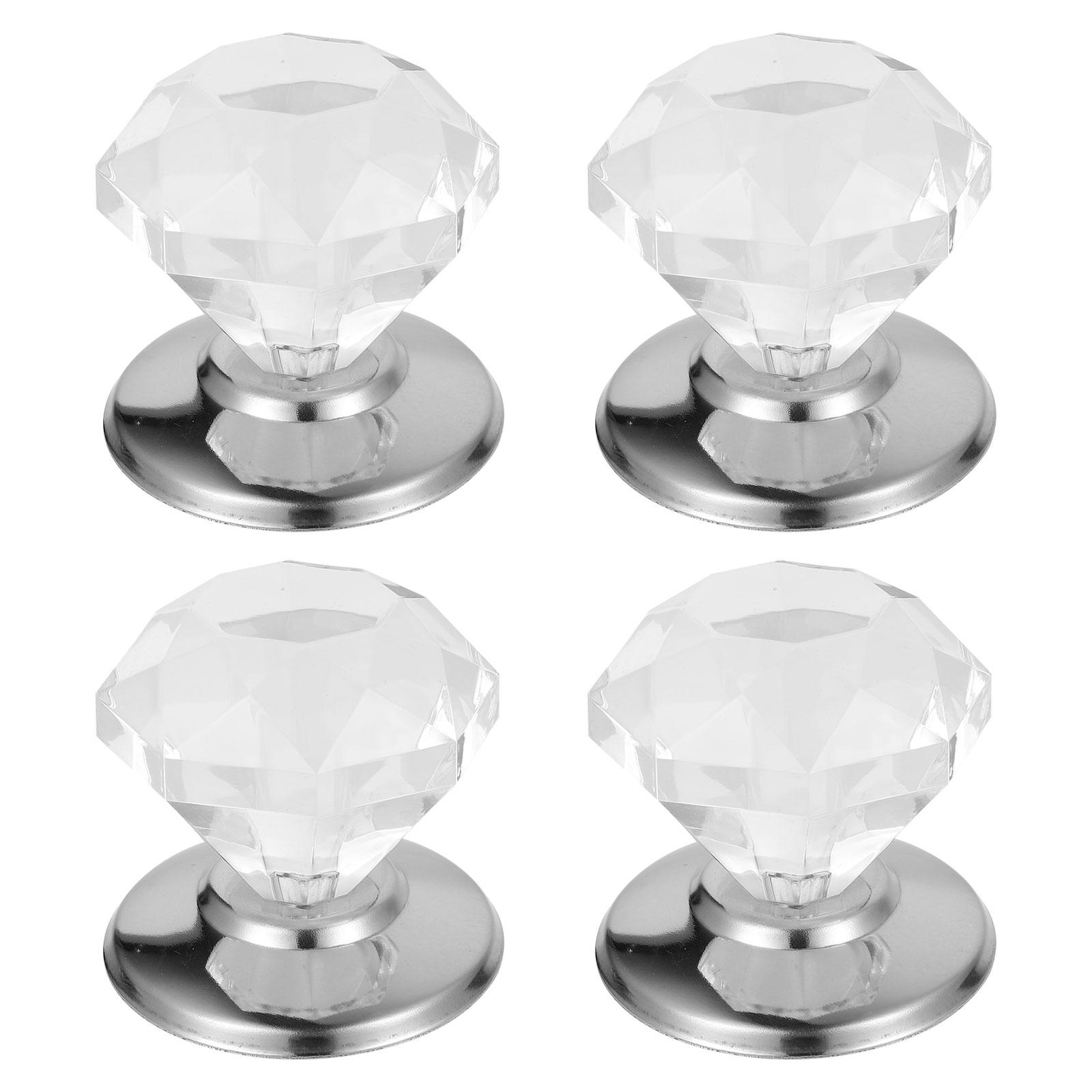 

4 Pcs Pot Top Hat Pan Cover Handle Kitchen Gadget Replacement Lid Knob Grip Stainless Steel