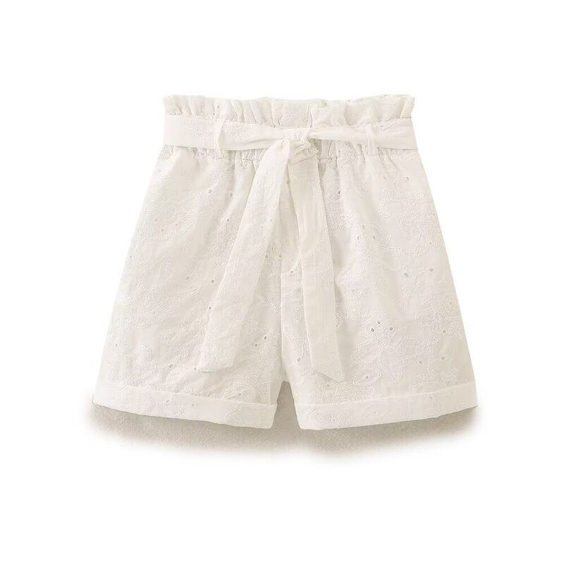 

Fashion Style Summer New Arrival Women s Clothing Stylish Easiest for Match Embroider Short Skirt Shirt Mid Waist Shorts 3046352 Pants L