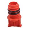 Kunststoff Luftkompressor Rot 17mm 2Stk Zubehör Bequemlichkeit